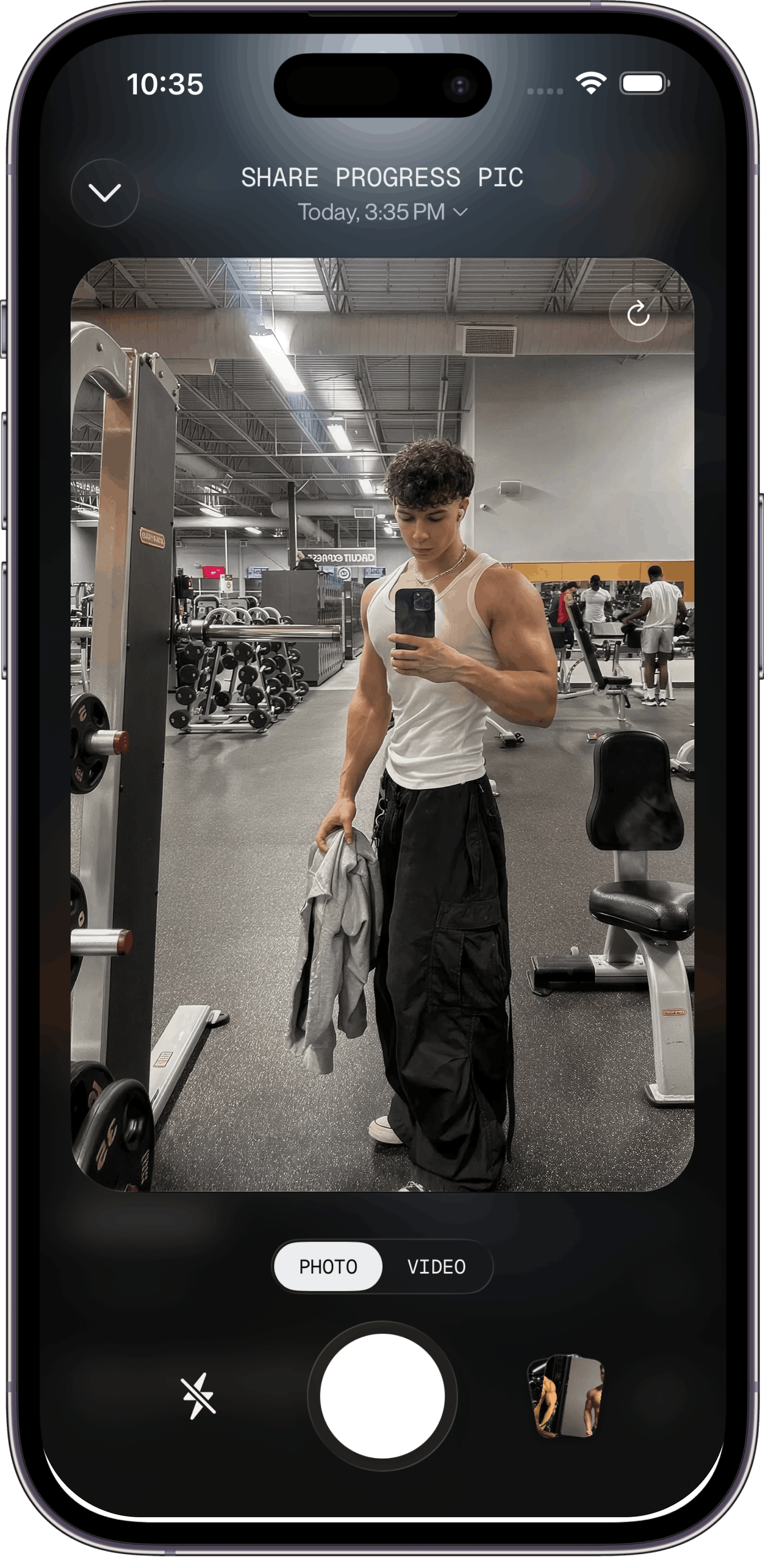 Taking a progress photo in Beacon